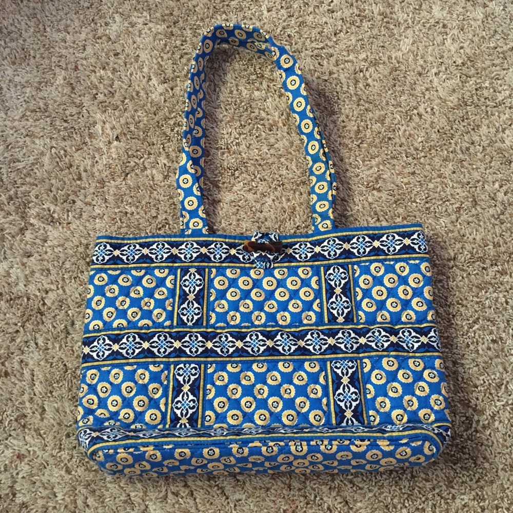 VERA BRADLEY Riviera Blue Handbag
